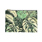 Abstract Art Tropical Leaves Cosmetic Bag (Large)