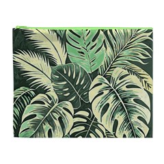 Abstract Art Tropical Leaves Cosmetic Bag (XL) from ArtsNow.com Front