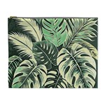 Abstract Art Tropical Leaves Cosmetic Bag (XL)