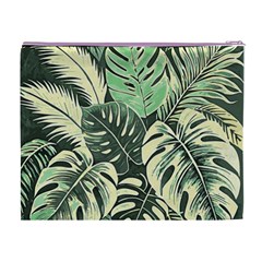 Abstract Art Tropical Leaves Cosmetic Bag (XL) from ArtsNow.com Back