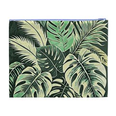 Abstract Art Tropical Leaves Cosmetic Bag (XL) from ArtsNow.com Back