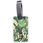 Abstract Art Tropical Leaves Luggage Tag (one side)