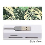 Abstract Art Tropical Leaves Memory Card Reader (Stick)