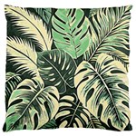 Abstract Art Tropical Leaves Large Cushion Case (One Side)