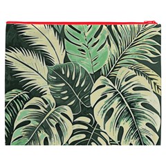 Abstract Art Tropical Leaves Cosmetic Bag (XXXL) from ArtsNow.com Back