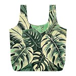 Abstract Art Tropical Leaves Full Print Recycle Bag (L)