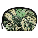 Abstract Art Tropical Leaves Accessory Pouch (Large)