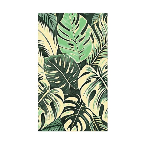 Abstract Art Tropical Leaves Duvet Cover Double Side (Single Size) from ArtsNow.com Back