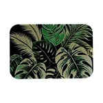 Abstract Art Tropical Leaves Open Lid Metal Box (Silver)  