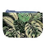 Abstract Art Tropical Leaves Large Coin Purse