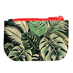 Abstract Art Tropical Leaves Large Coin Purse from ArtsNow.com Back