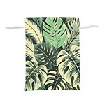 Abstract Art Tropical Leaves Lightweight Drawstring Pouch (M)