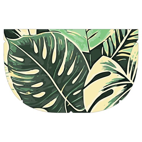 Abstract Art Tropical Leaves Make Up Case (Medium) from ArtsNow.com Side Right