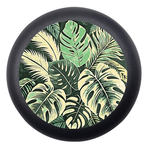 Abstract Art Tropical Leaves Dento Box with Mirror from ArtsNow.com Front