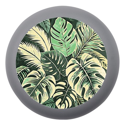 Abstract Art Tropical Leaves Dento Box with Mirror from ArtsNow.com Front