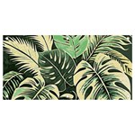 Abstract Art Tropical Leaves Banner and Sign 4  x 2 