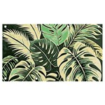 Abstract Art Tropical Leaves Banner and Sign 7  x 4 