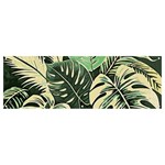 Abstract Art Tropical Leaves Banner and Sign 12  x 4 