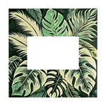 Abstract Art Tropical Leaves White Box Photo Frame 4  x 6 