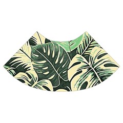 Abstract Art Tropical Leaves Trumpet Sleeve Cropped Top from ArtsNow.com Cuff Right