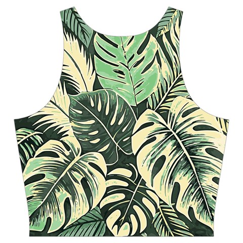 Abstract Art Tropical Leaves Cut Out Top from ArtsNow.com Back