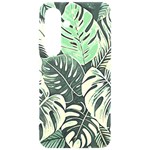 Abstract Art Tropical Leaves Samsung Galaxy S24 6.2 Inch Black TPU UV Case