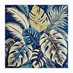 Abstract Art Tropical Leaves Medium Glasses Cloth