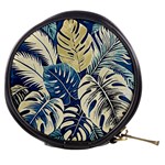 Abstract Art Tropical Leaves Mini Makeup Bag