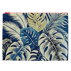 Abstract Art Tropical Leaves Cosmetic Bag (XXL) from ArtsNow.com Front