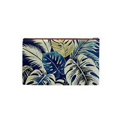 Abstract Art Tropical Leaves Cosmetic Bag (XS) from ArtsNow.com Back