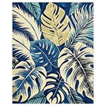 Abstract Art Tropical Leaves Drawstring Bag (Small)