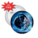 Awesome Wolves 2.25  Buttons (10 pack) 