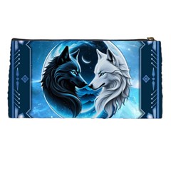 Awesome Wolves Pencil Case from ArtsNow.com Back