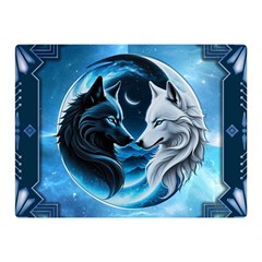 Awesome Wolves Two Sides Premium Plush Fleece Blanket (Mini) from ArtsNow.com 35 x27  Blanket Front