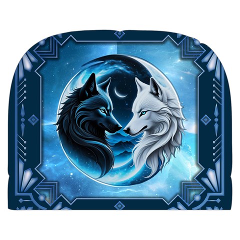 Awesome Wolves Make Up Case (Small) from ArtsNow.com Back