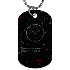 Math Board Circuit Circuits Computer Shield Tech Technology Dog Tag (Two Sides) from ArtsNow.com Front