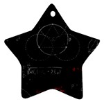 Math Board Circuit Circuits Computer Shield Tech Technology Star Ornament (Two Sides)