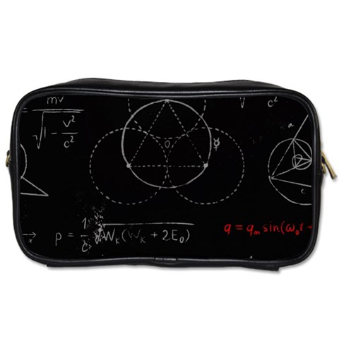 Math Board Circuit Circuits Computer Shield Tech Technology Toiletries Bag (One Side) from ArtsNow.com Front