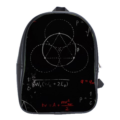 Math Board Circuit Circuits Computer Shield Tech Technology School Bag (XL) from ArtsNow.com Front