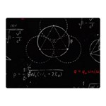 Math Board Circuit Circuits Computer Shield Tech Technology Two Sides Premium Plush Fleece Blanket (Mini)