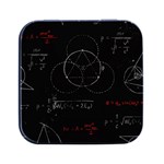 Math Board Circuit Circuits Computer Shield Tech Technology Square Metal Box (Black)