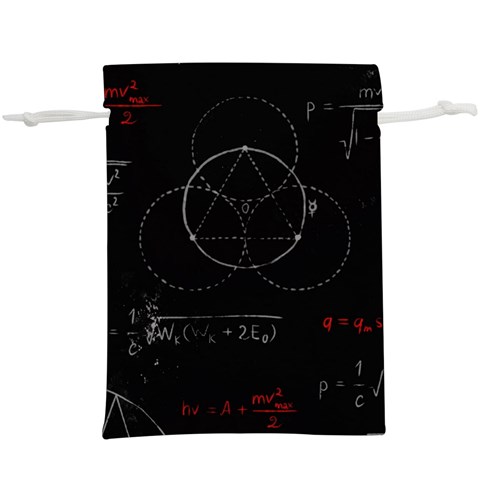 Math Board Circuit Circuits Computer Shield Tech Technology Lightweight Drawstring Pouch (XL) from ArtsNow.com Back