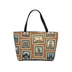 Retro Postage Seamless Pattern Classic Shoulder Handbag