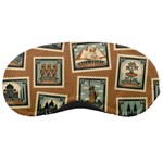 Retro Postage Seamless Pattern Sleep Mask