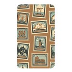 Retro Postage Seamless Pattern Memory Card Reader (Rectangular)