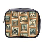 Retro Postage Seamless Pattern Mini Toiletries Bag (Two Sides)