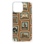 Retro Postage Seamless Pattern iPhone 13 Pro Max TPU UV Print Case