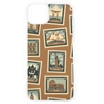 Retro Postage Seamless Pattern iPhone 15 TPU UV Print Case