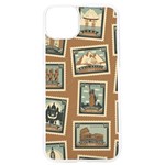 Retro Postage Seamless Pattern iPhone 15 Pro TPU UV Print Case