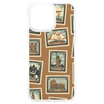 Retro Postage Seamless Pattern iPhone 15 Pro Max TPU UV Print Case